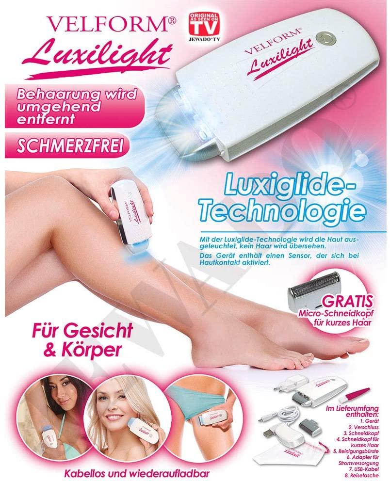 Depilator Velform Luxilight z dodatki + darilo 4